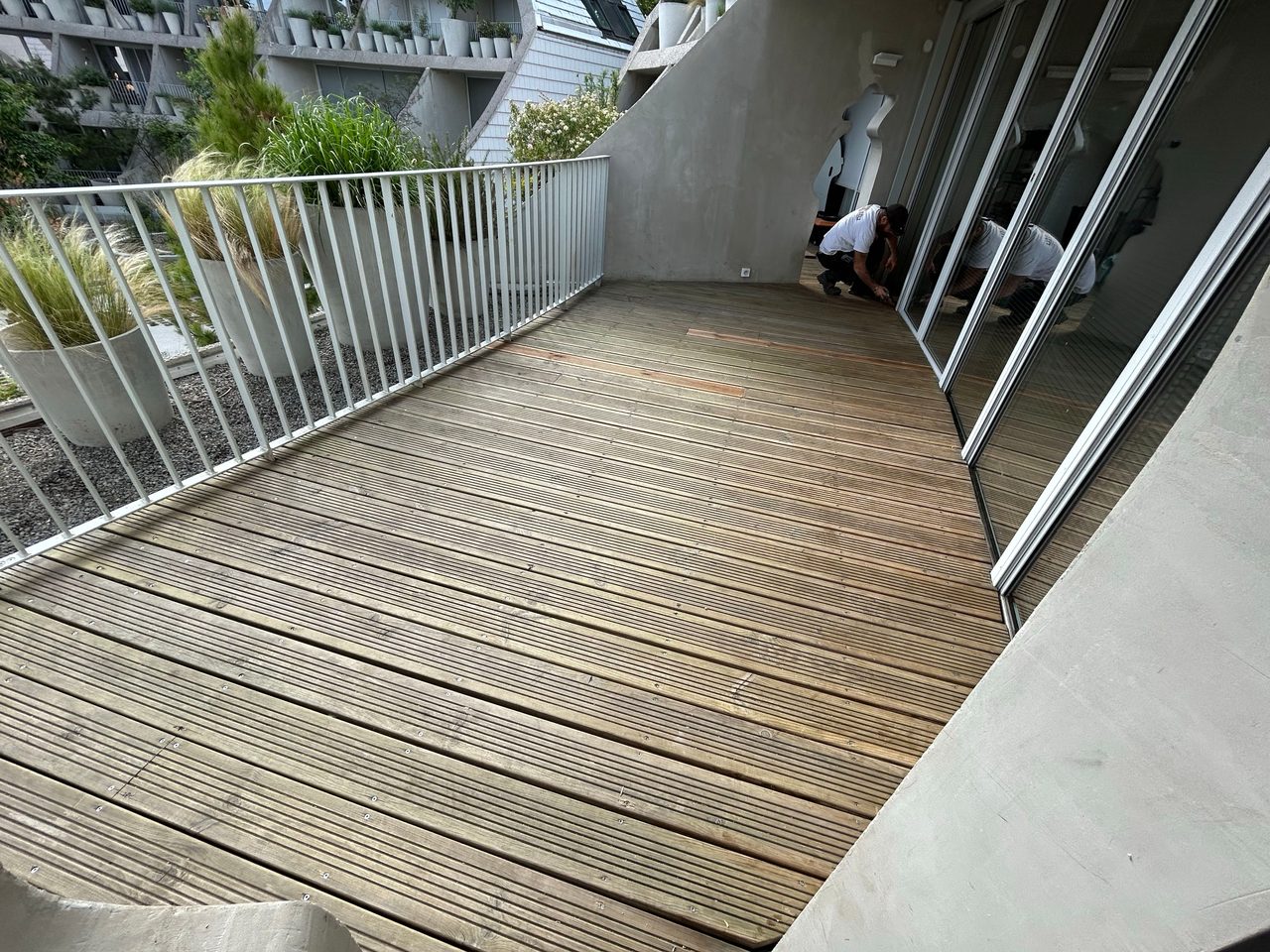Balcon après réfection de l'étanchéité par FGA